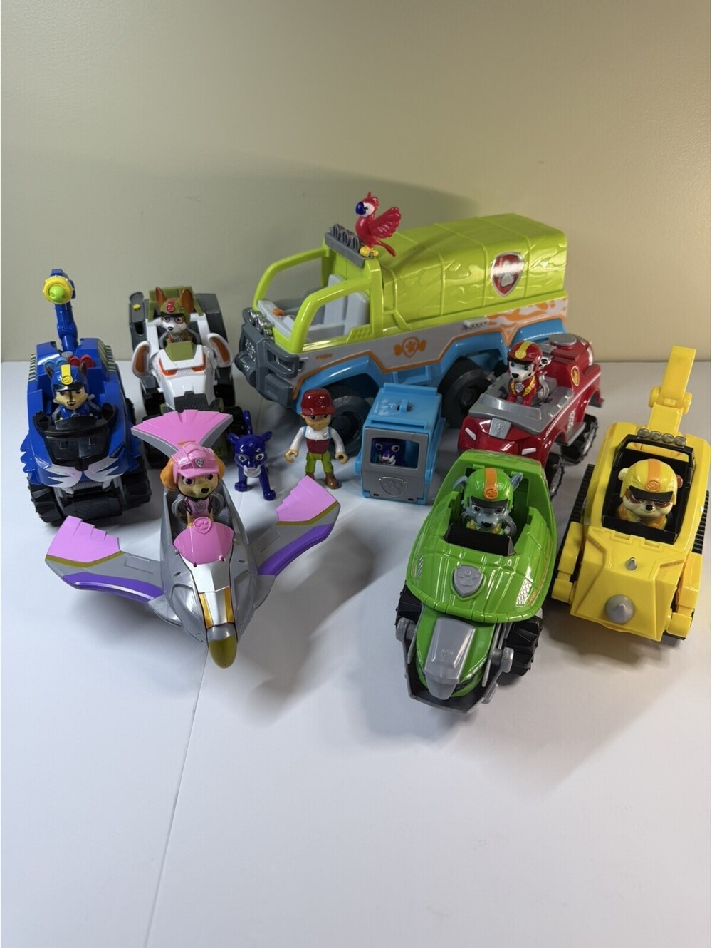 Paw Patrol Jungle Pups Vehicles & Figures Toy Lot